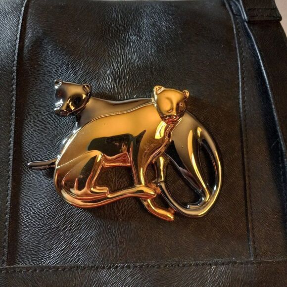 Vintage Marlo Cat Emblem Shoulder/Crossbody Cottagecore Grandmacore - Picture 1 of 9